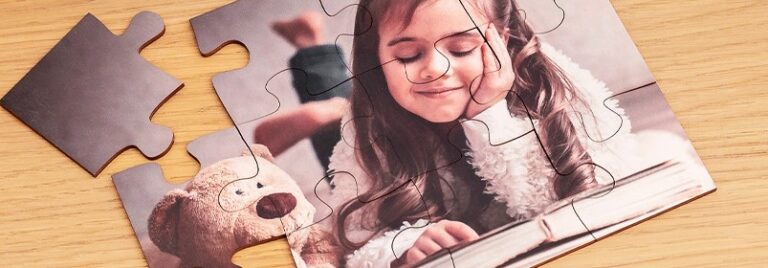 Kartonové fotopuzzle pro děti
